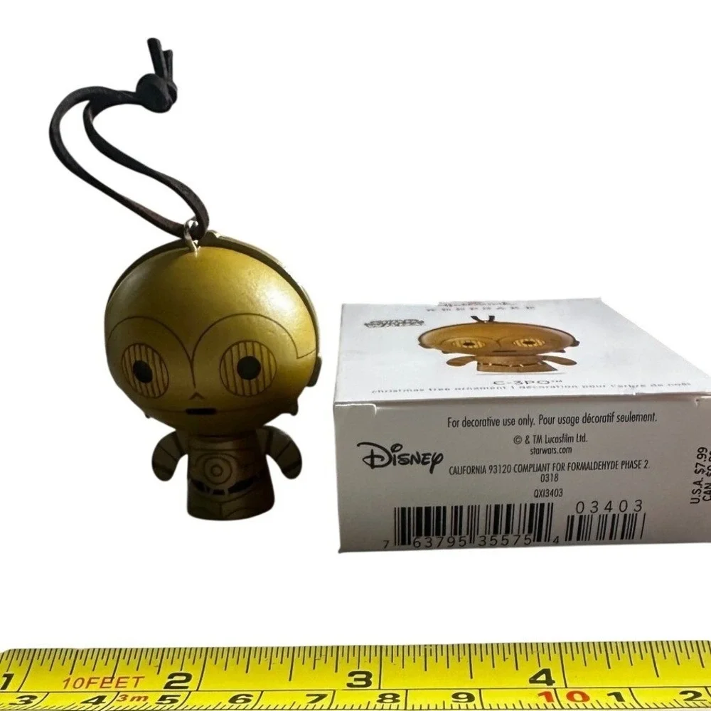 Hallmark Keepsake Star Wars C-3PO Wood Christmas Ornament Jake Angell QXI3403